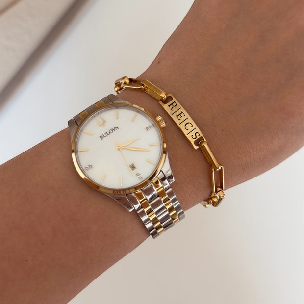 Pulsera placa personalizada