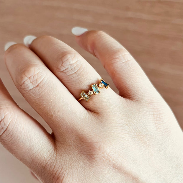 Anillo Reina azul
