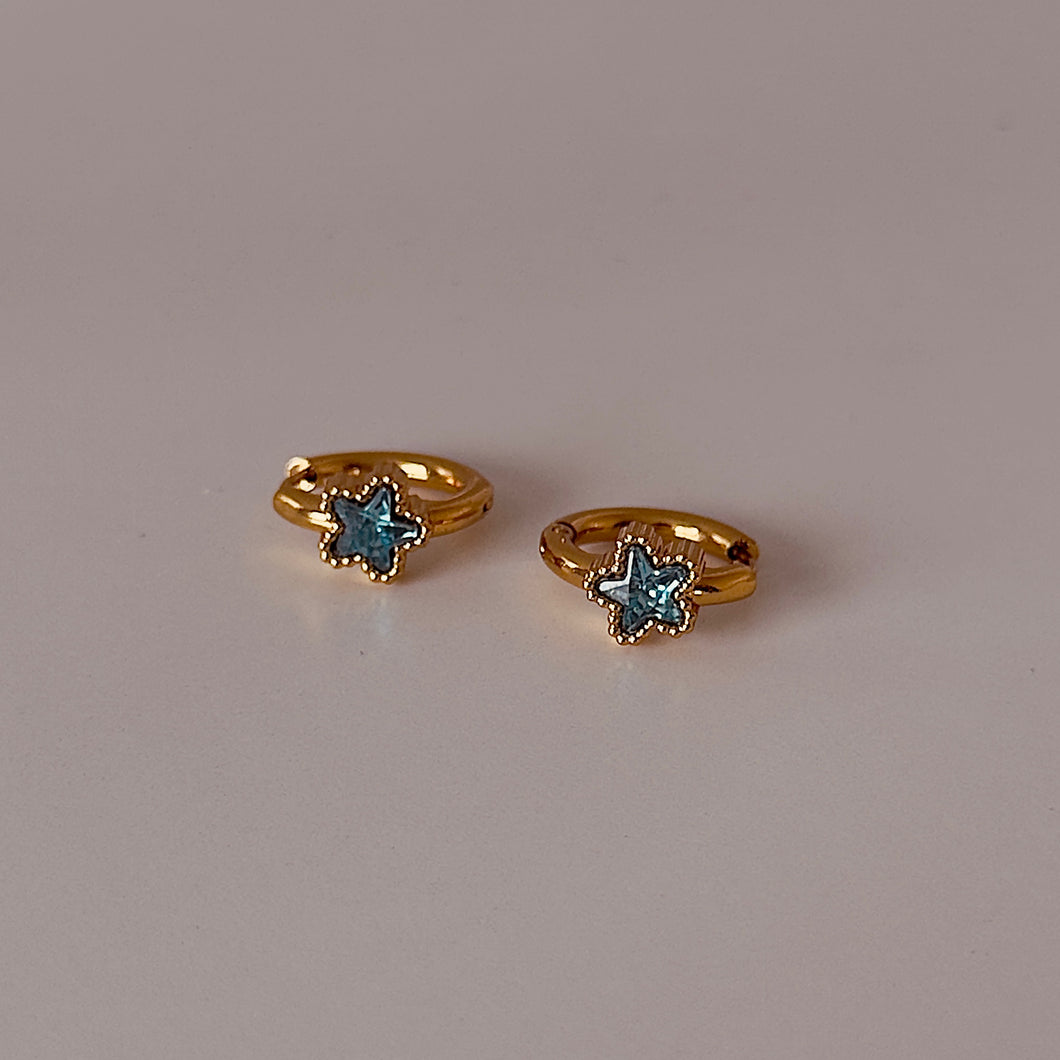 Aretes Estrella (Azul)