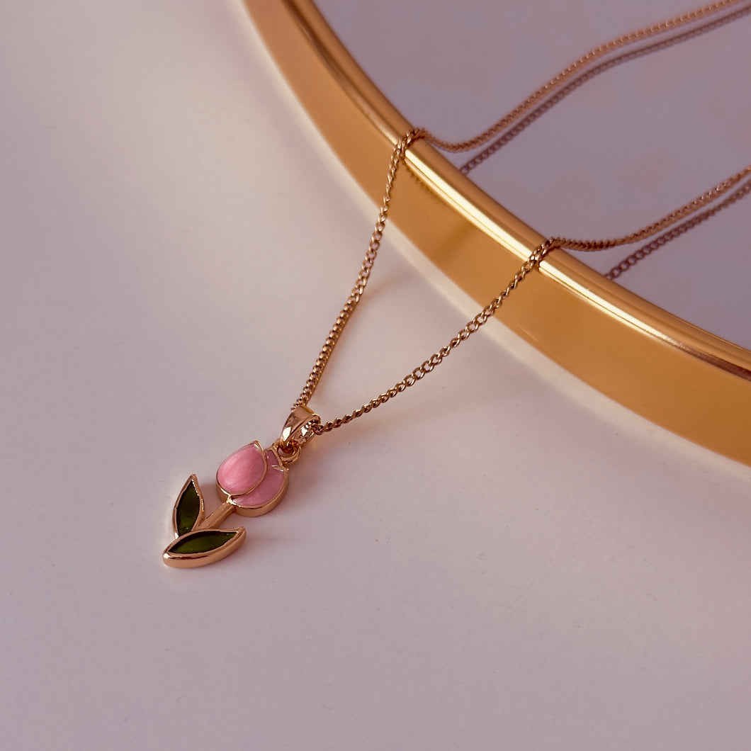 Collar tulipán (rosa)