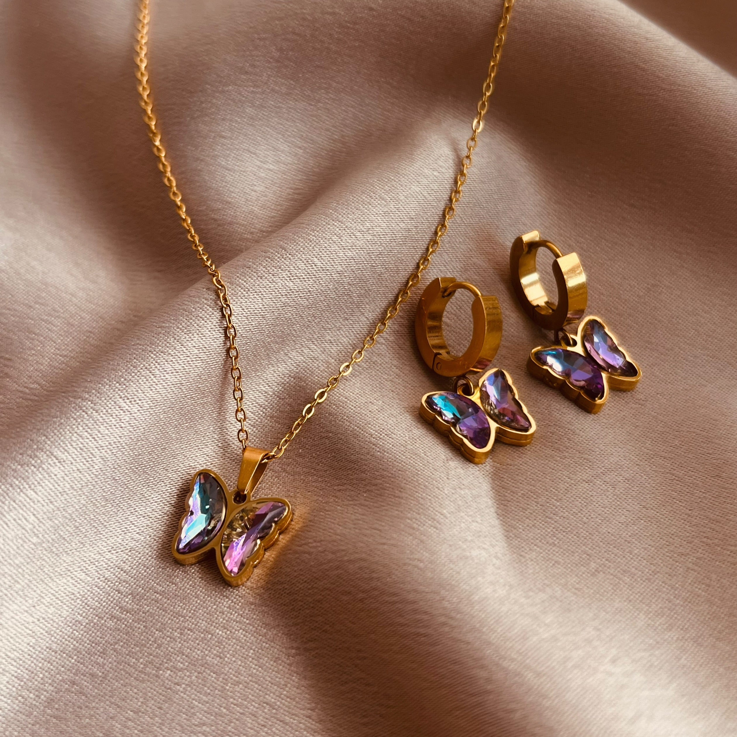 Set Mariposa tornasol