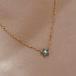 Collar flor Azul