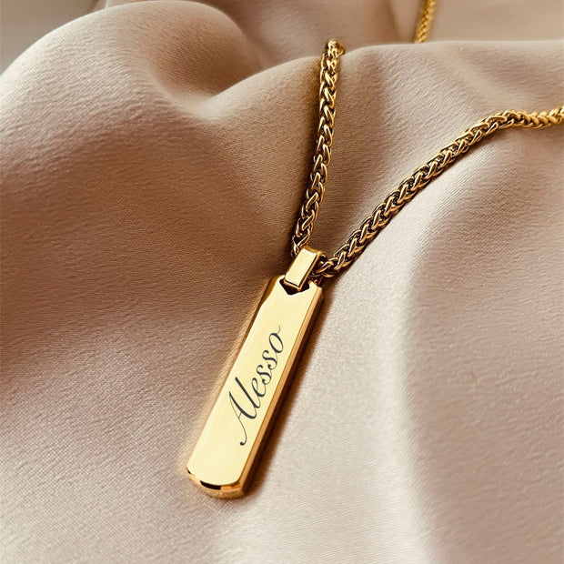 Collar grabado a laser