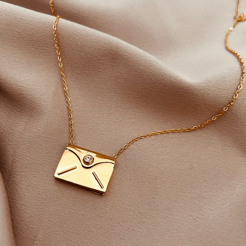 Collar carta grabado a láser