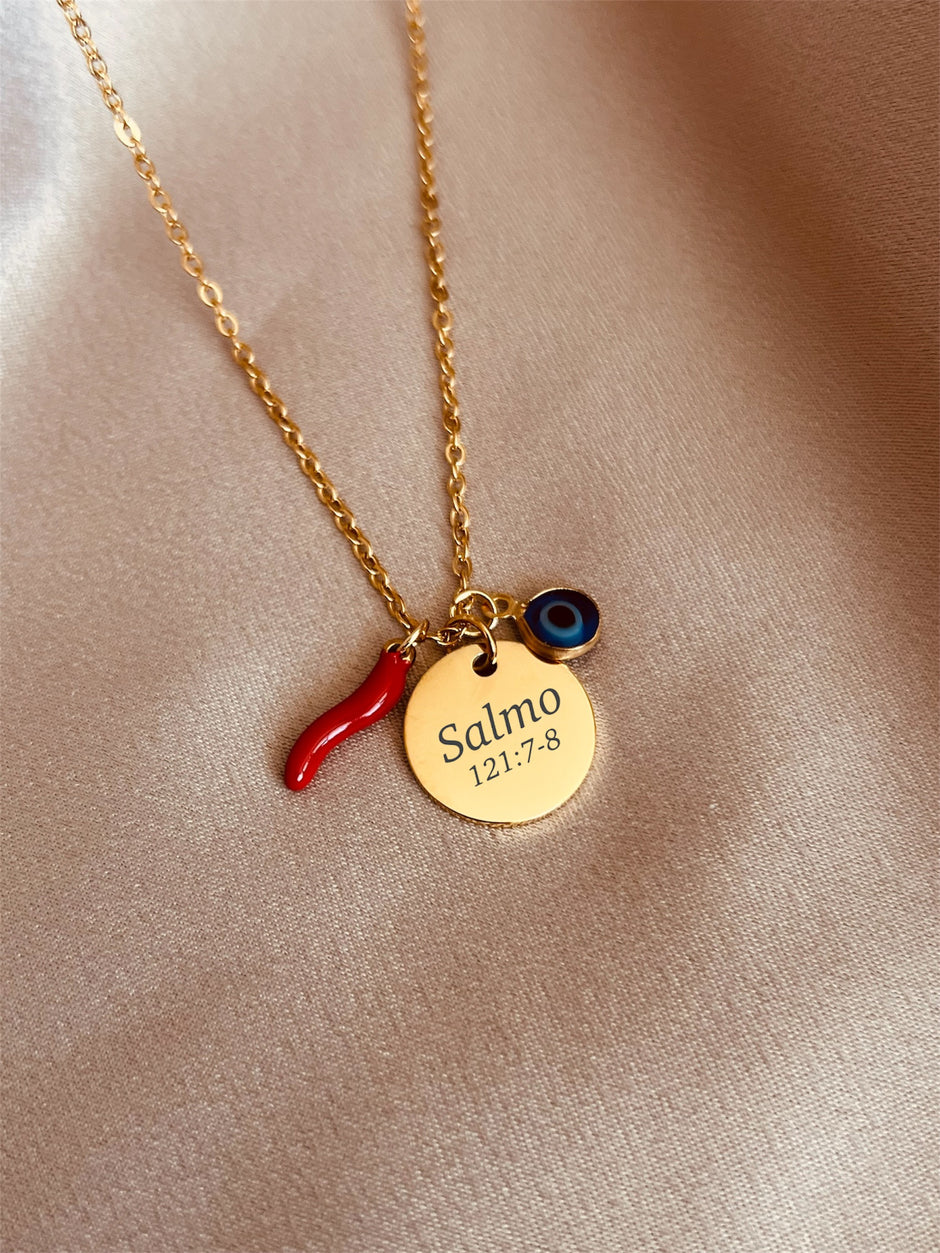 Collar protector grabado a láser (ambas caras)