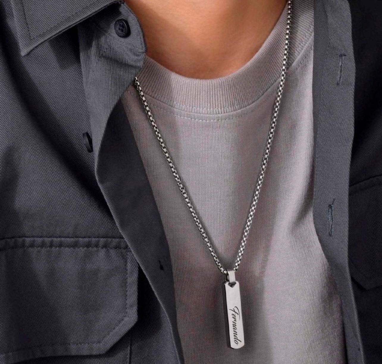 Collar grabado a laser