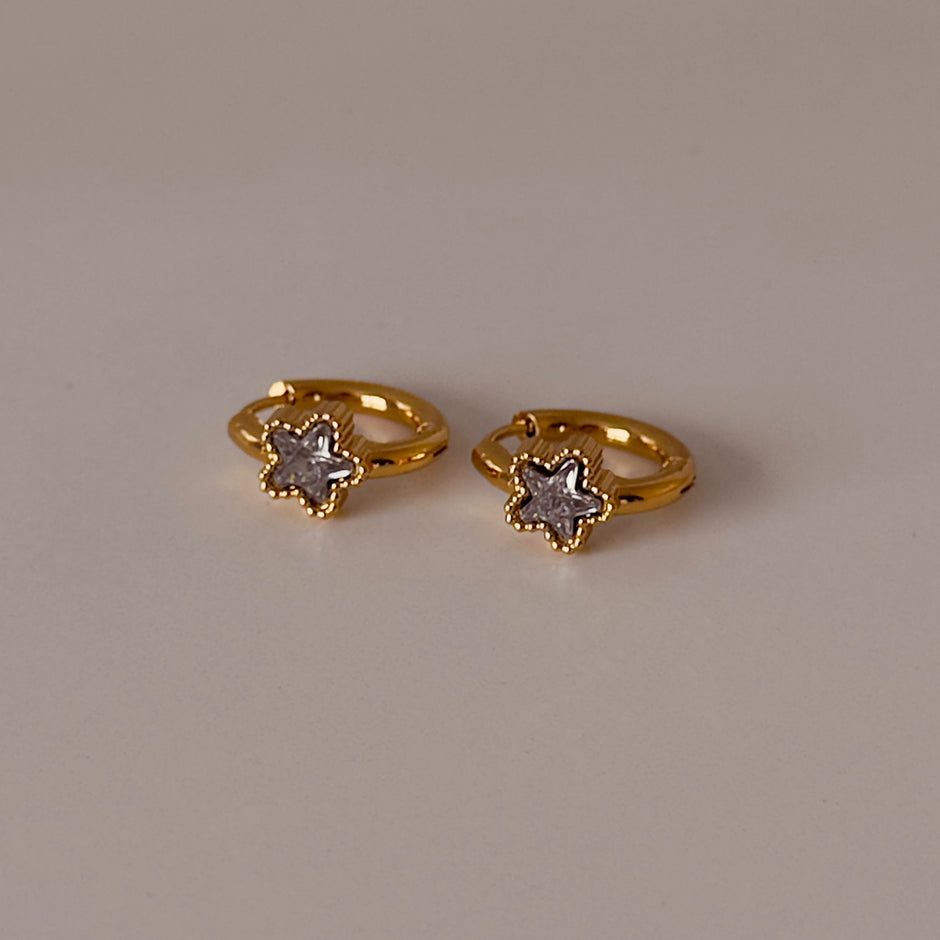 Aretes Estrella (blanco)