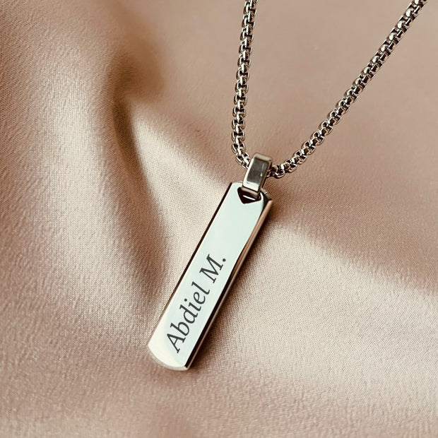 Collar grabado a laser