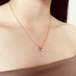 Collar corazón y llave