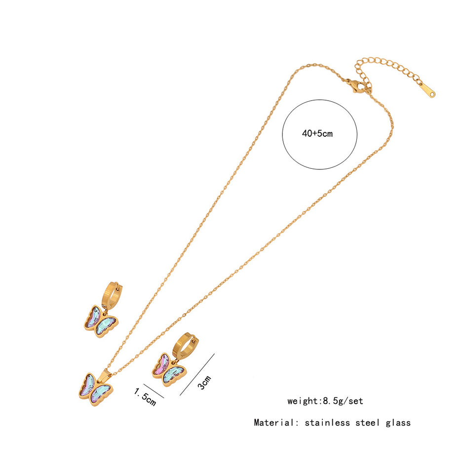 Set Mariposa tornasol