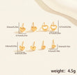 Aretes Set topitos de corazones