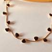 Collar gargantilla corazón negro