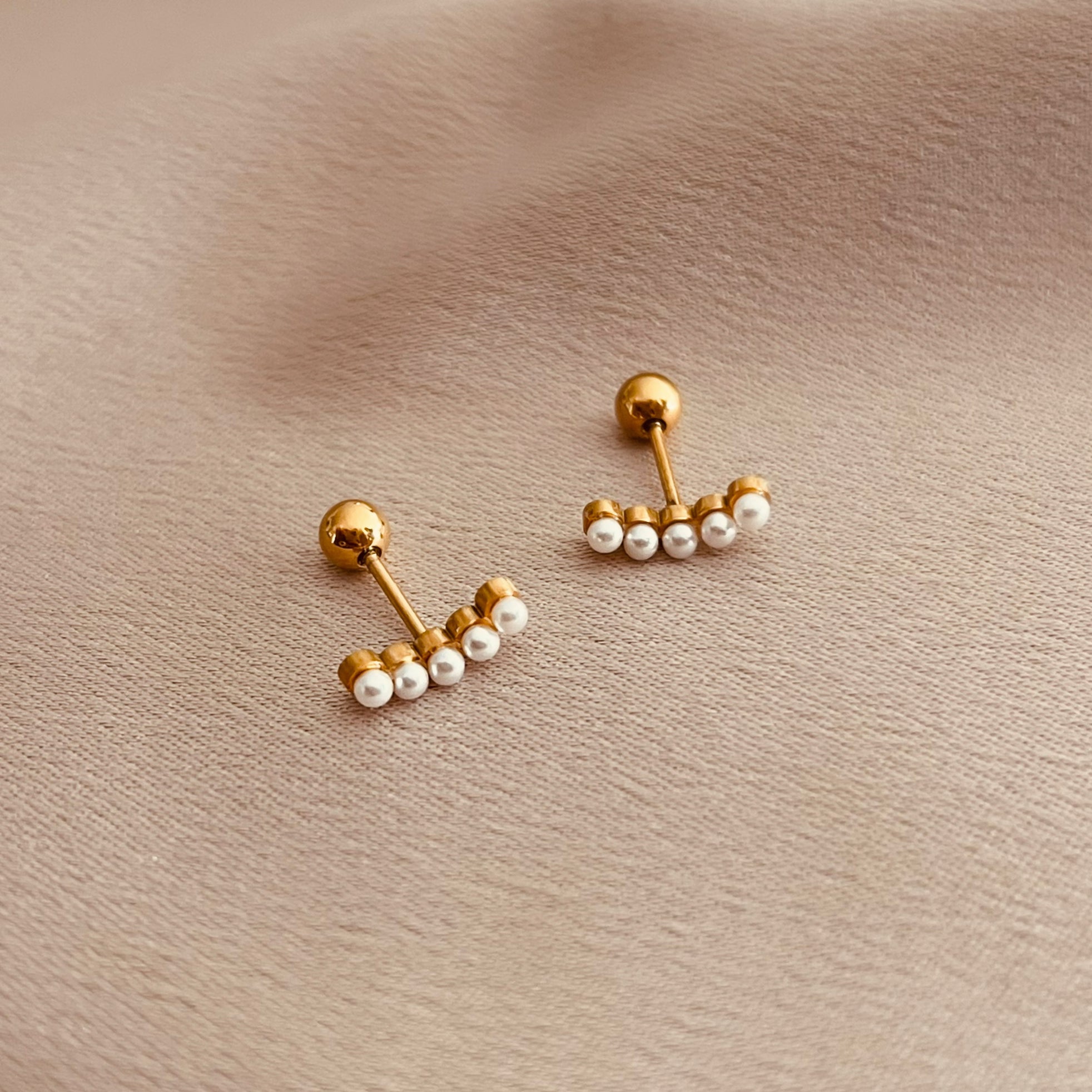 Aretes perlitas (topitos)