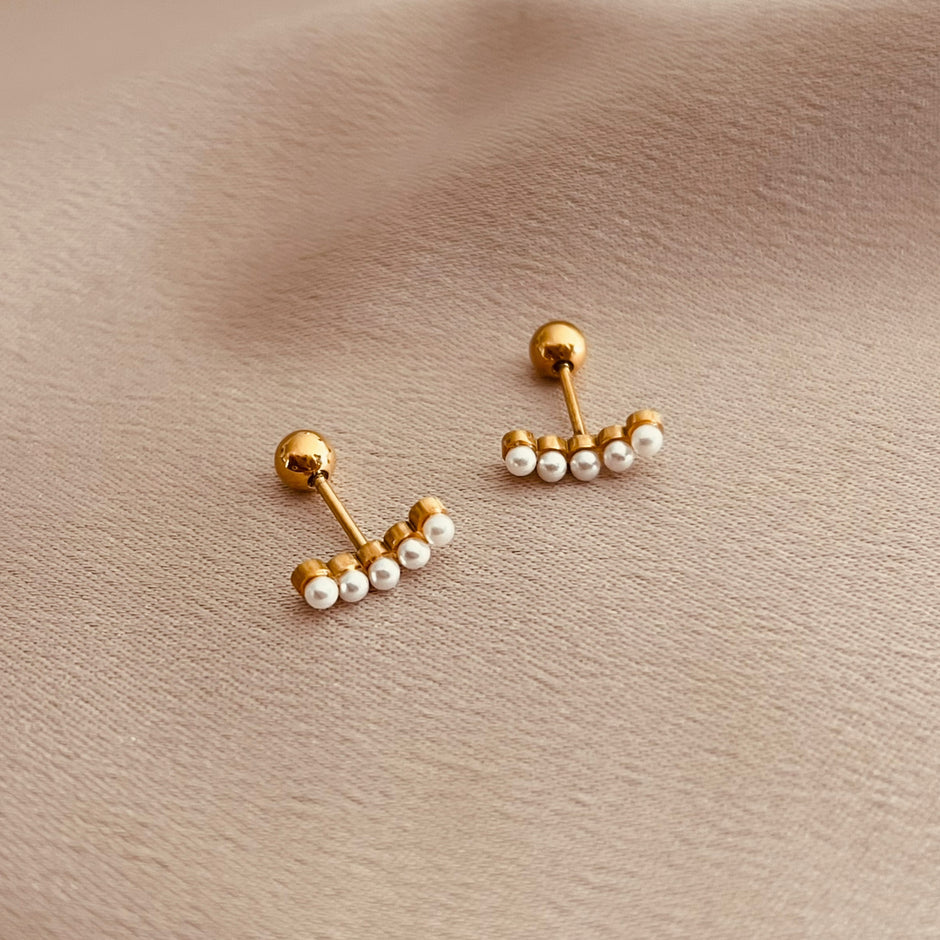 Aretes perlitas (topitos)