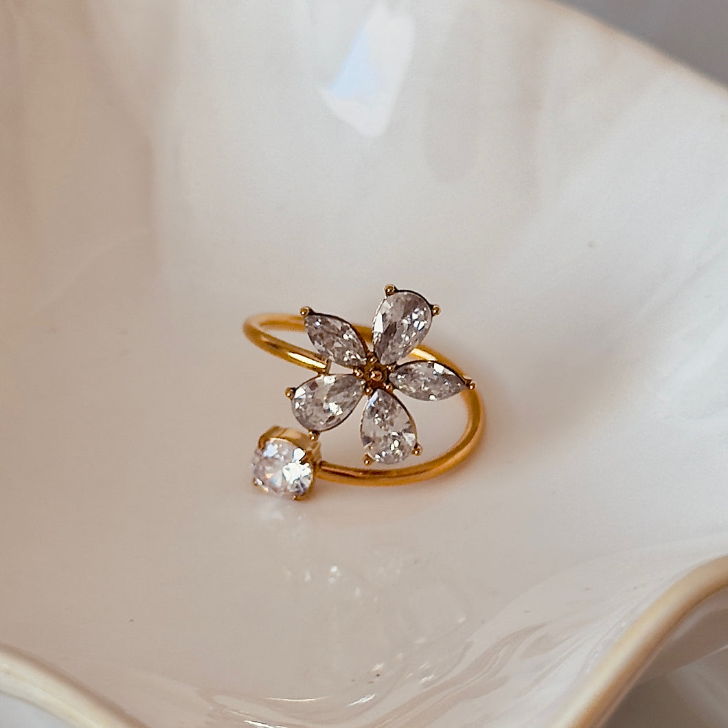 Anillo flor