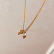 Collar corazón y llave