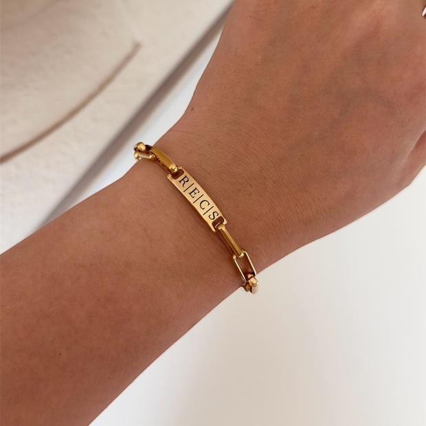 Pulsera placa personalizada