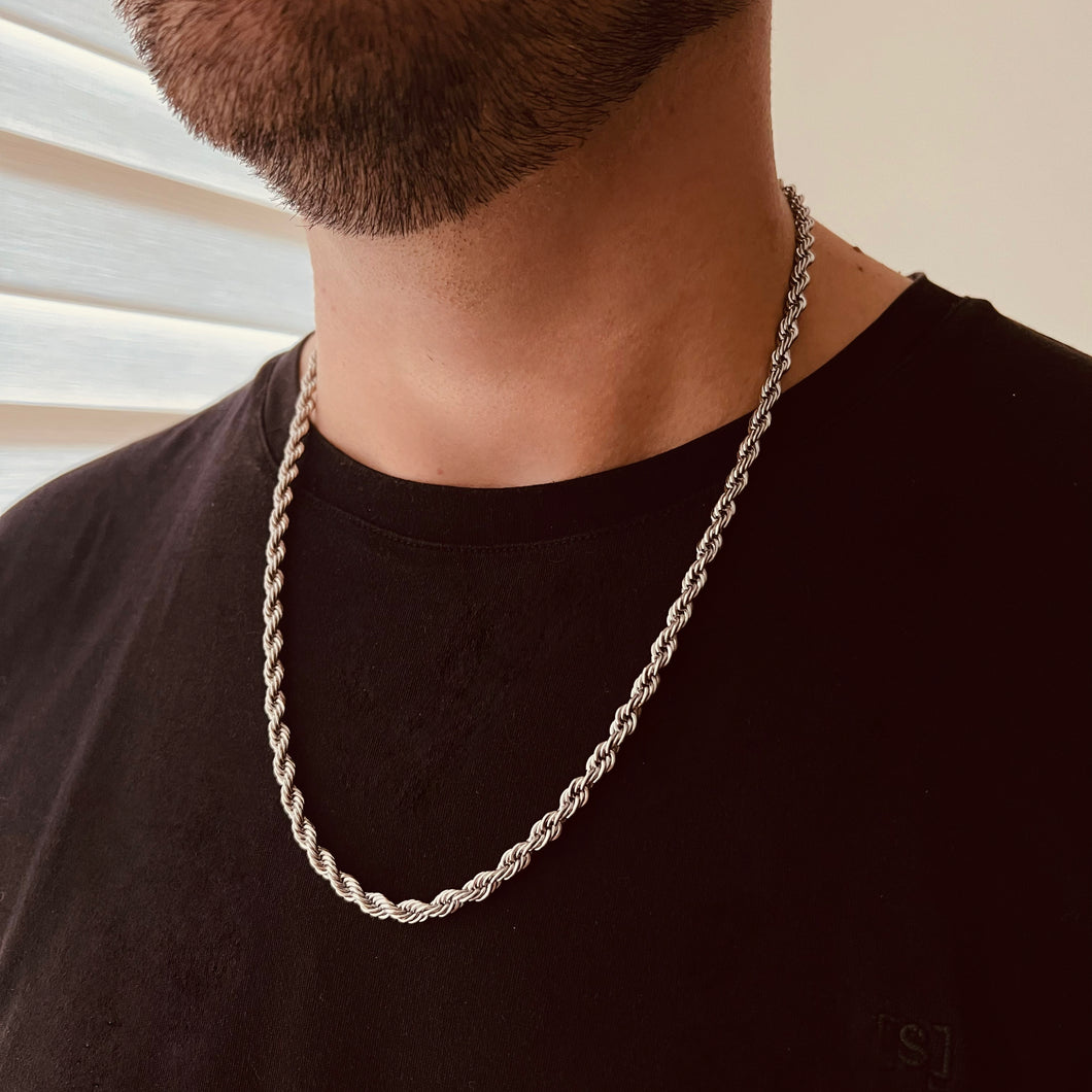 Collar Rope chain (Silver)