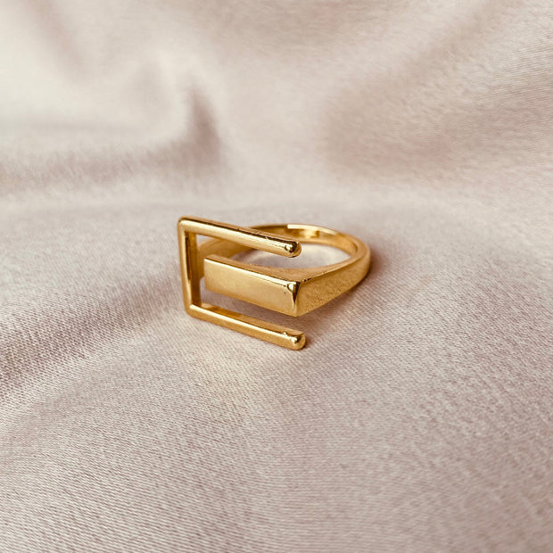 Anillo baño de Oro