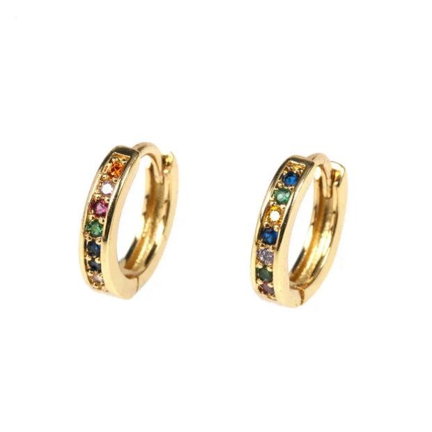 Aretes de colores (elige el color que deseas).