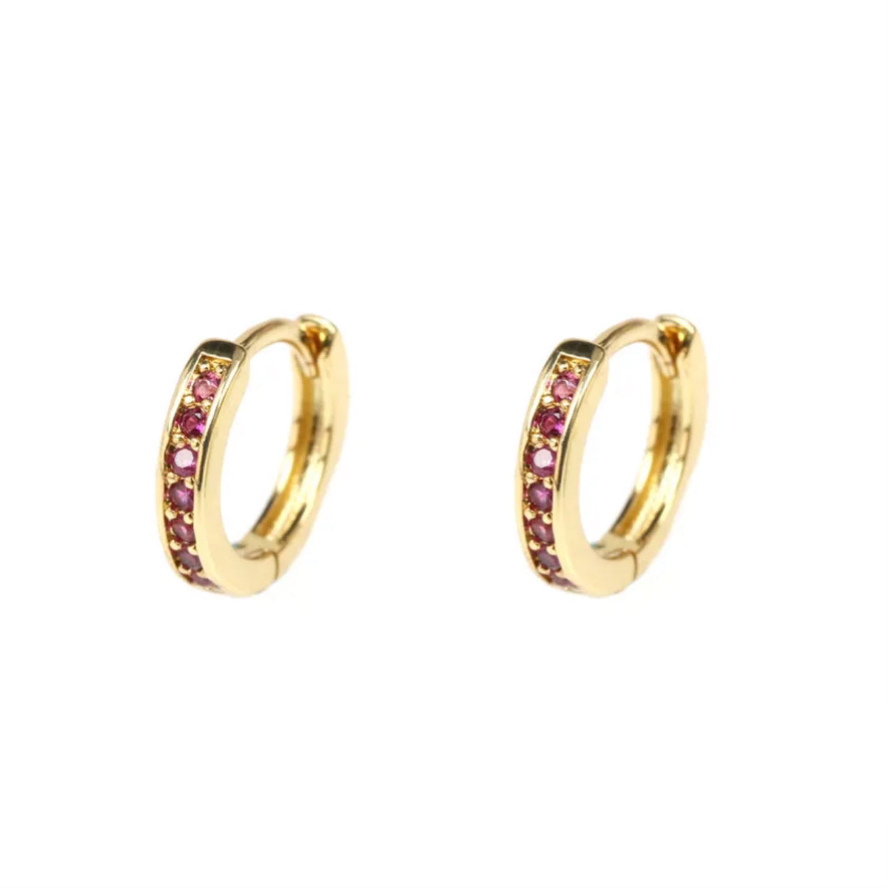 Aretes de colores (elige el color que deseas).