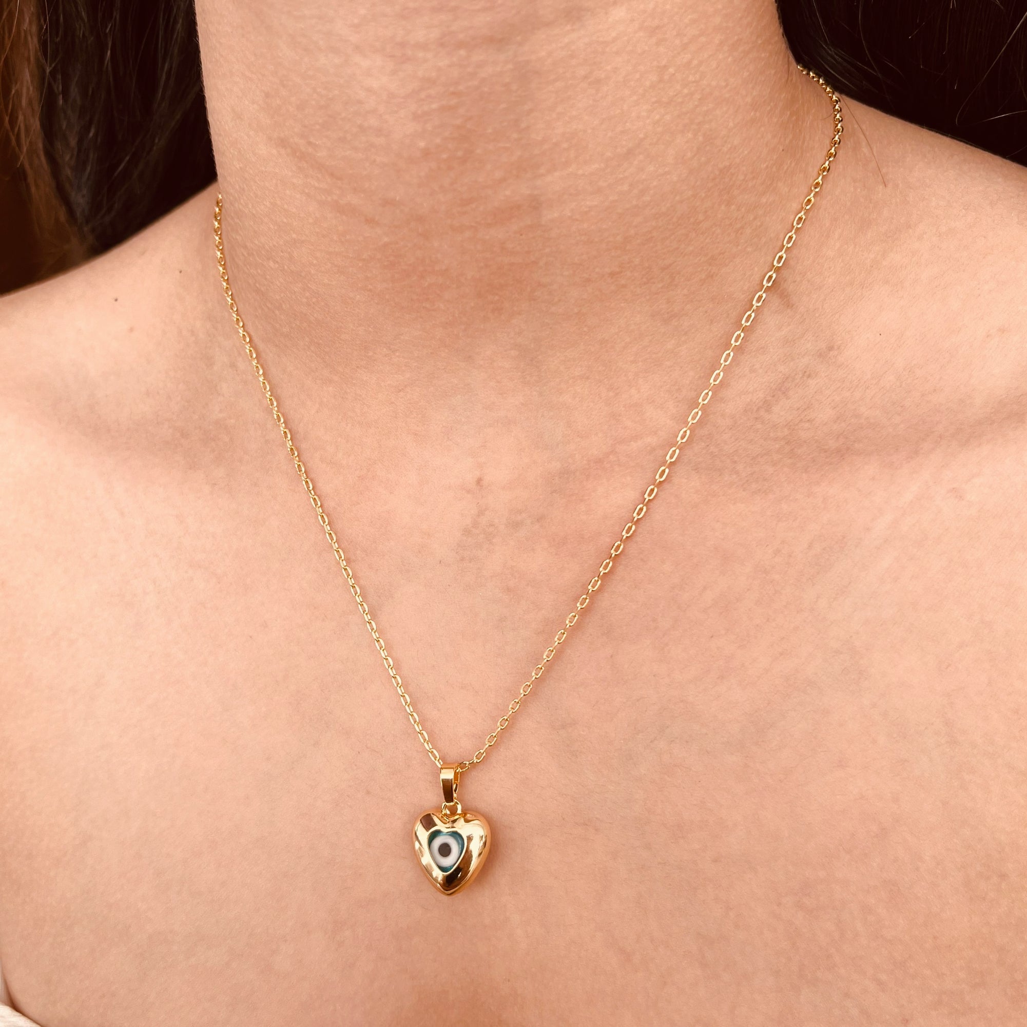 Collar de ojo protector (turquesa)